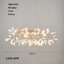lustre créatif en acier inoxydable et acrylique pour décoration intérieure