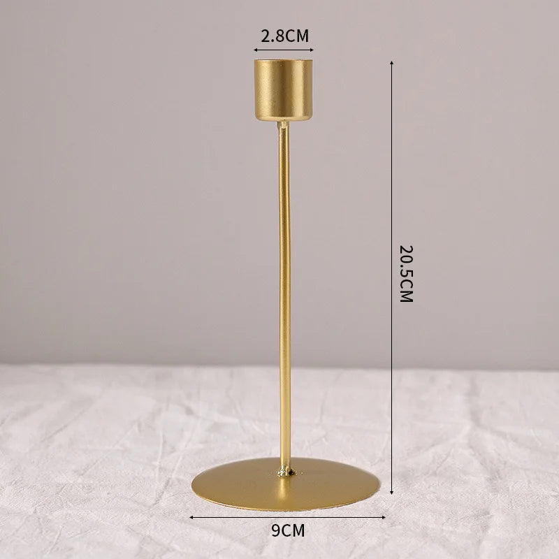 bougeoir nordique simple pour décoration de fête - vue 10 sur 10