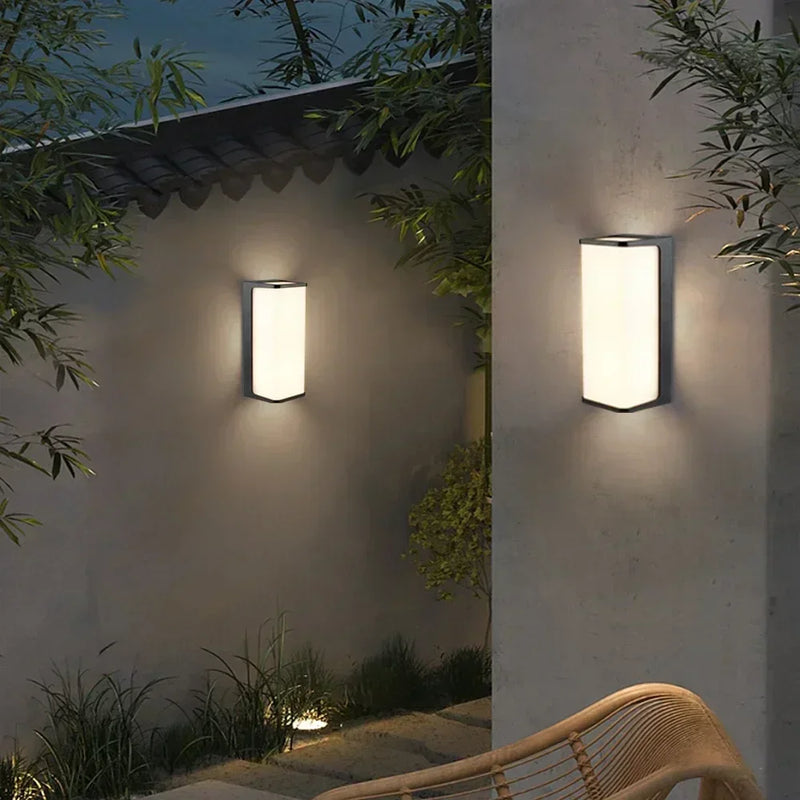 Applique murale LED étanche extérieure IP65 éclairage extérieur LED moderne porche lumières balcon jardin lumières applique extérieure 110V 220V