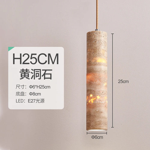 suspension design wabi-sabi en pierre pour ambiance moderne - vue 15 sur 14