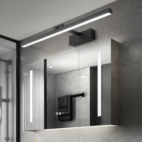 lampe de miroir nordique simple éclairage mural led anti-buée décoratif - vue 2 sur 8
