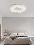 lampe nuage moderne led design anneau nordique éclairage lustre