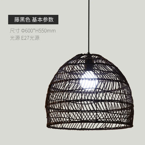 suspension en rotin naturel pour décoration intérieure élégante - vue 15 sur 14