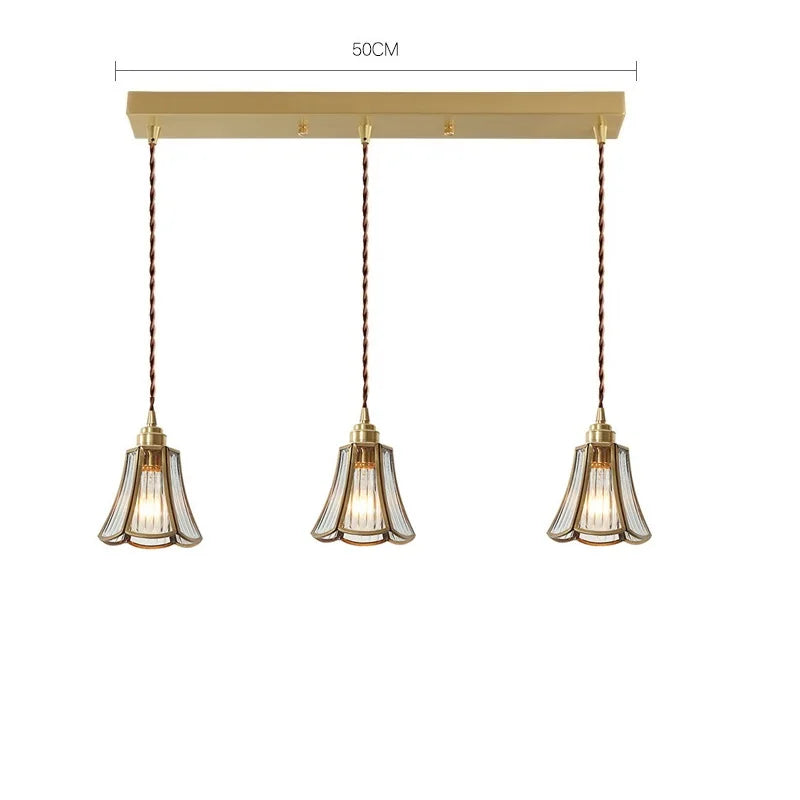 iwhd 2022 	 nordique verre led suspension luminaires cuivre moderne éclairage - vue 21 sur 24
