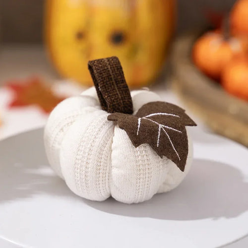 citrouilles décoratives pour automne thanksgiving et halloween - vue 9 sur 9