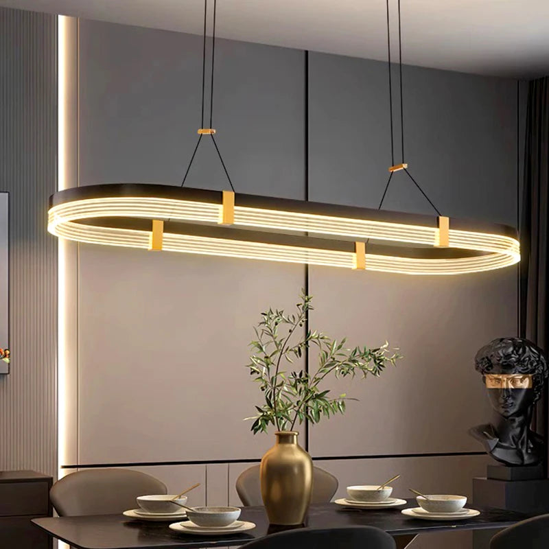 lustre moderne led pour éclairage intérieur suspension plafonnier