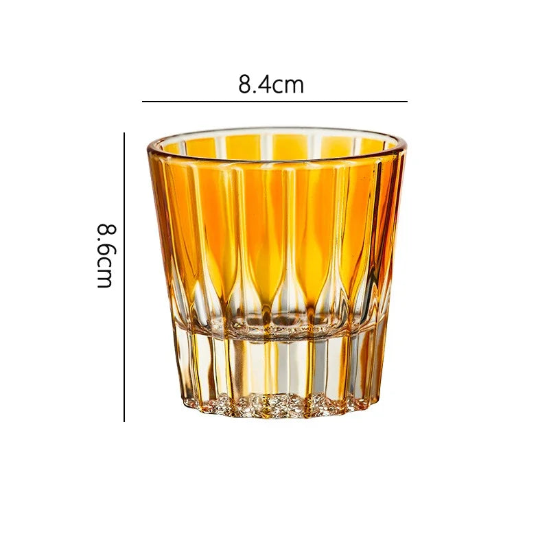 Verre whisky cocktail 200 ml stries verticales design