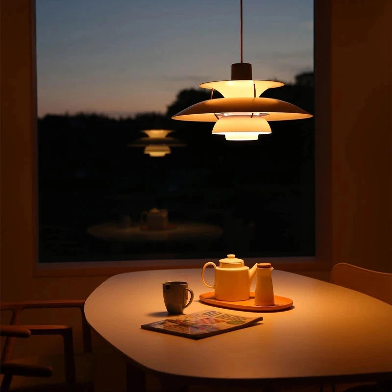 Moderne LED coloré parapluie suspension lustres nordiques lampe suspendue salle à manger Table Bar Restaurant luminaires - vue 2 sur 21