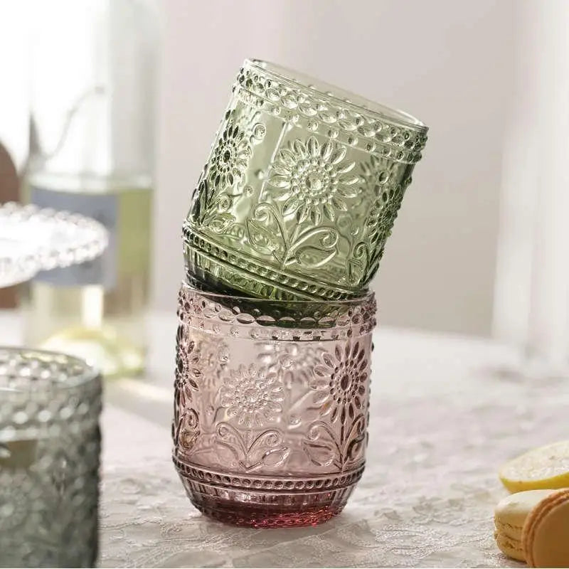 Verre vintage sans pied résistant chaleur multi boissons