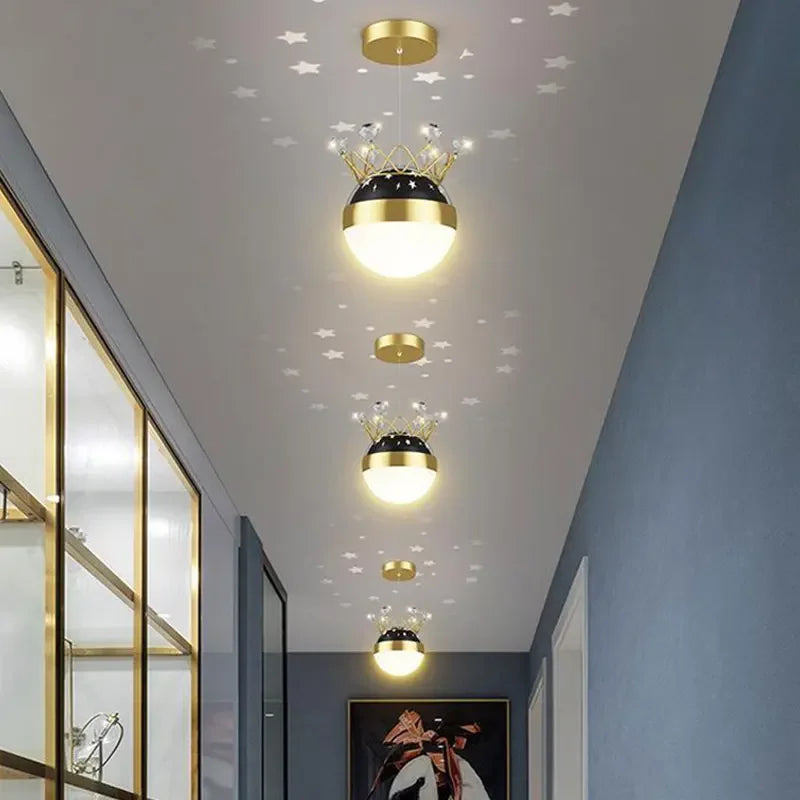 lustre moderne projection ciel étoilé éclairage intérieur décoratif - vue 3 sur 7