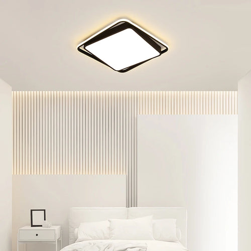 plafonnier led encastré minimaliste moderne pour loft - vue 4 sur 12
