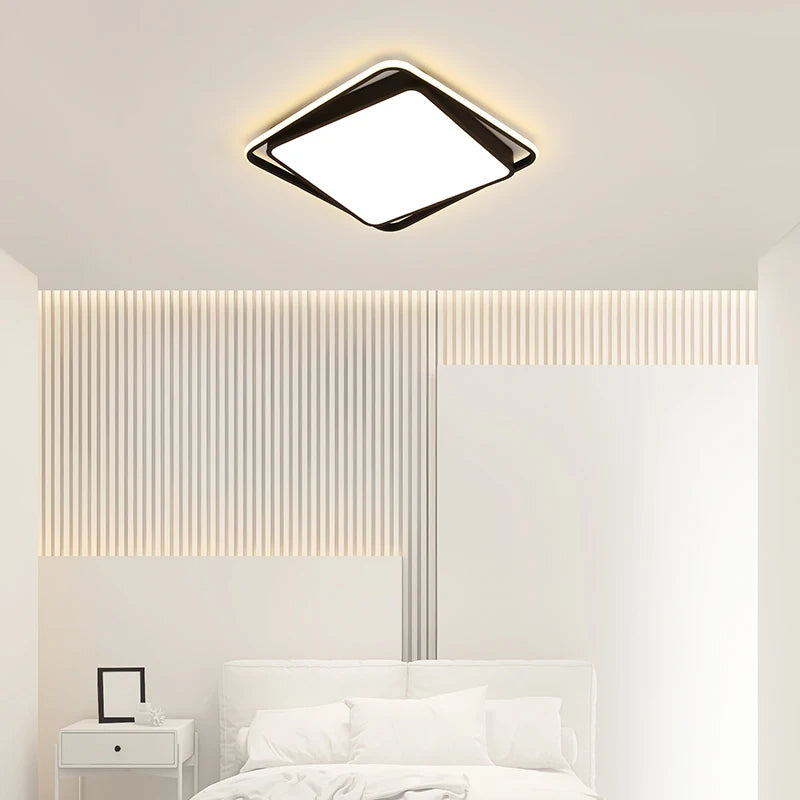 plafonnier led encastré minimaliste moderne pour loft - vue 4 sur 12