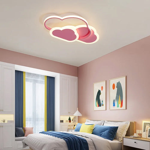 lampe nuage moderne pour chambre d'enfant romantique et chaleureuse - vue 6 sur 11