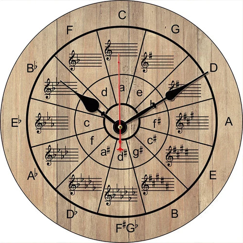 horloge murale rétro silencieuse pour décoration intérieure moderne - vue 10 sur 19