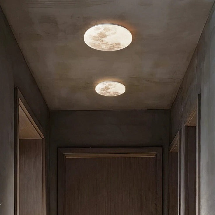 Plafonnier lune moderne minimaliste - vue 7 sur 10