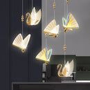 lampes suspendues led modernes pour intérieur maison décoration salon