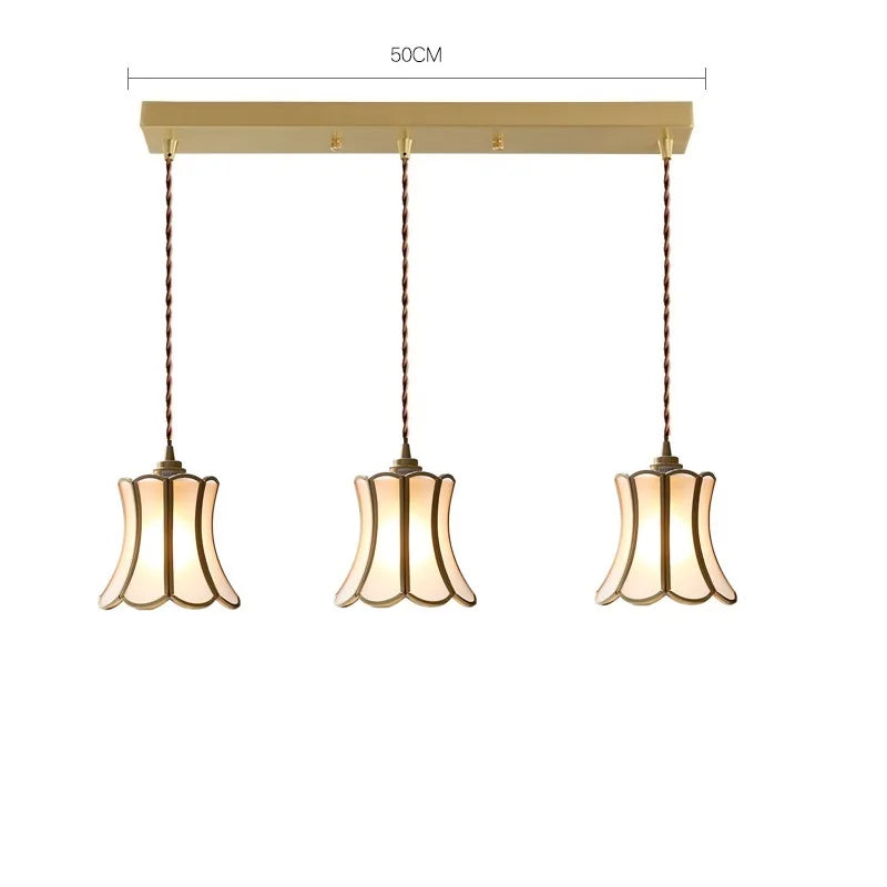 iwhd 2022 	 nordique verre led suspension luminaires cuivre moderne éclairage - vue 15 sur 24