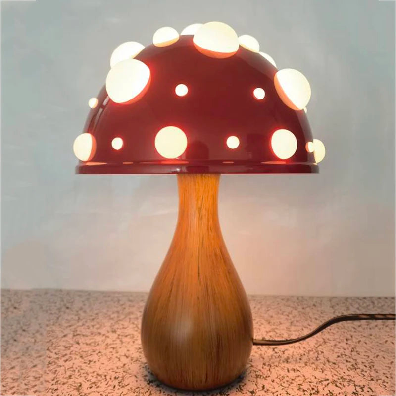 Lampe champignon Amanita tricolore LED USB