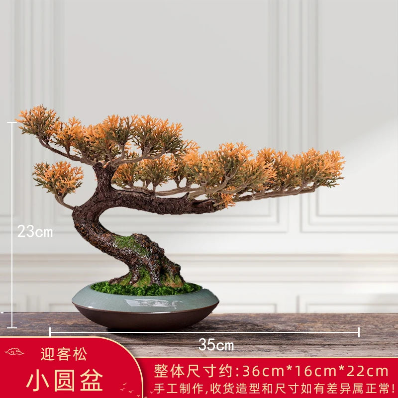 décoration intérieure faux arbre bonsaï style chinois pour un paysage apaisant - vue 7 sur 33