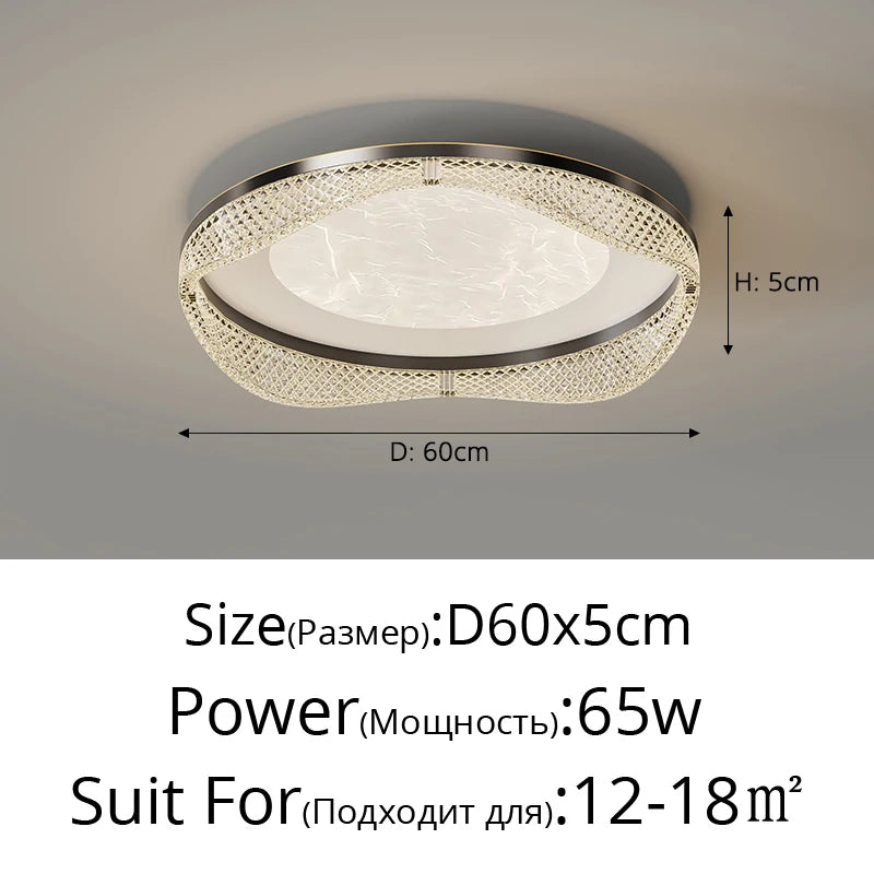 plafonnier moderne en laiton design créatif minimaliste pour intérieur