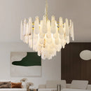 suspension en marbre et cuivre de luxe style chinois minimaliste