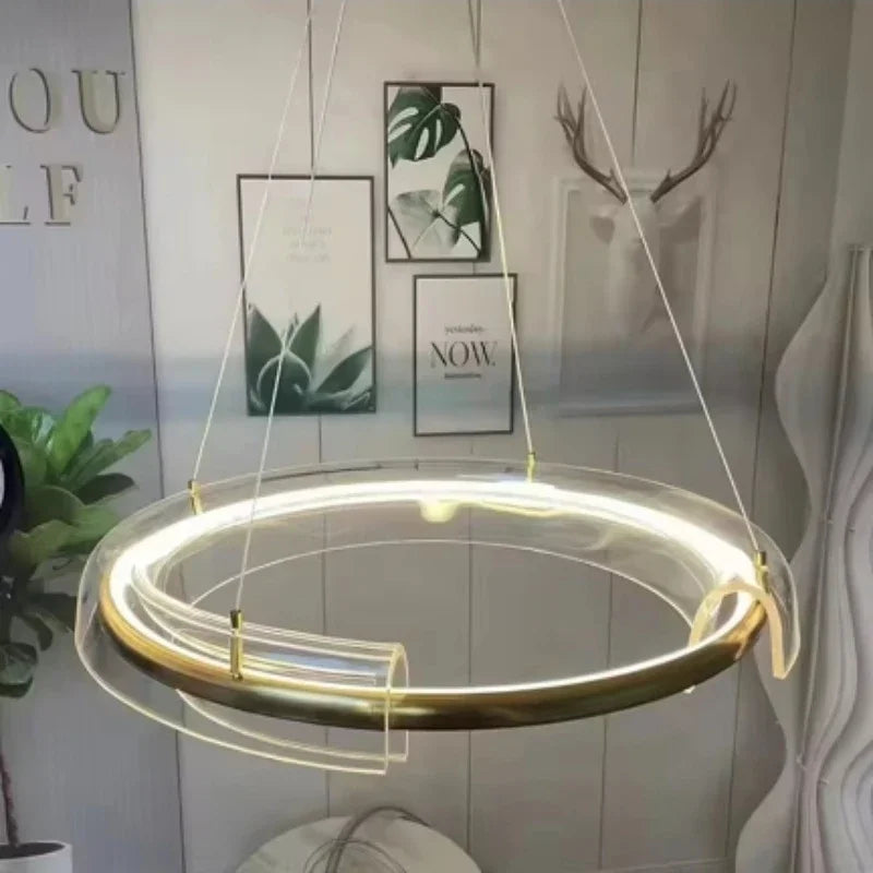 suspension à led pour décoration intérieure élégante et moderne - vue 7 sur 7