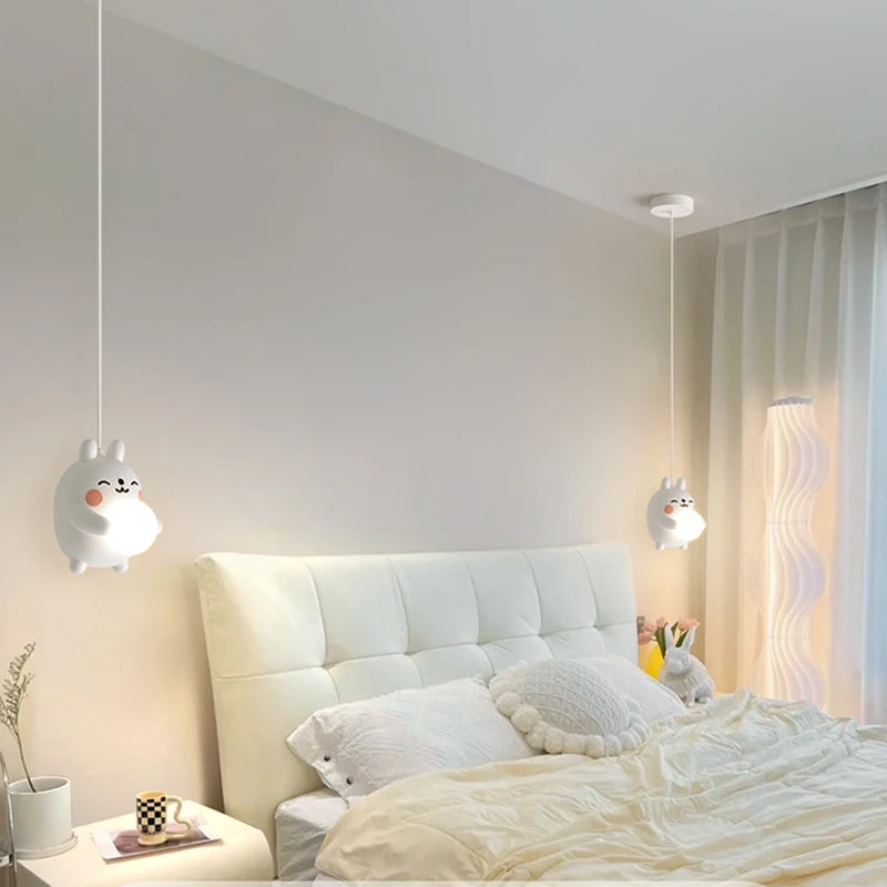 lampes suspendues animaux enfants boule soins oculaires - vue 4 sur 7