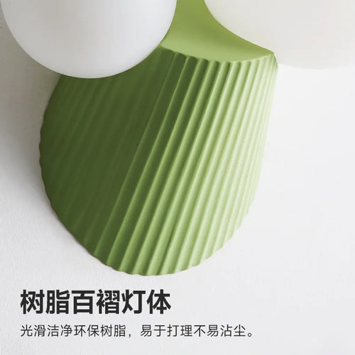 applique murale led cactus en résine verre pour étude - vue 5 sur 11