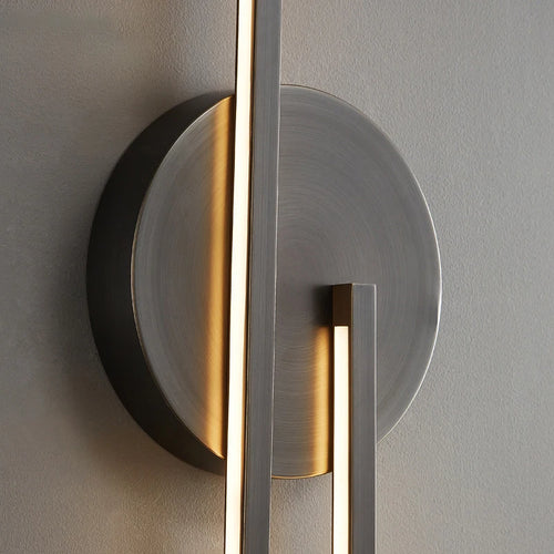 laiton led applique murale minimaliste pour restaurant - vue 7 sur 10