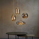 Lustre de chevet rouge en filet nordique pour fille