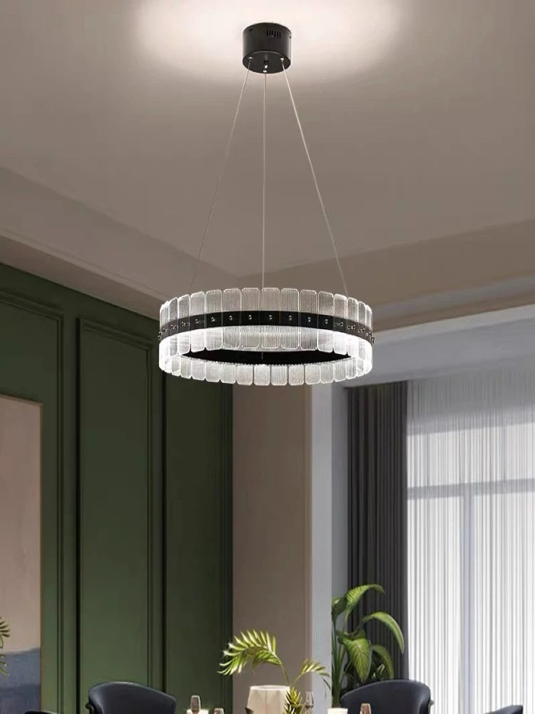 lustre minimaliste postmoderne avec anneau circulaire créatif - vue 5 sur 10