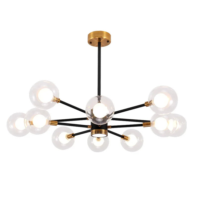 Nordic Bubble Glass Chandelier Pendant Lamp Ceiling Light Suspension Luminaire  for Living Room Bedroom - vue 2 sur 16