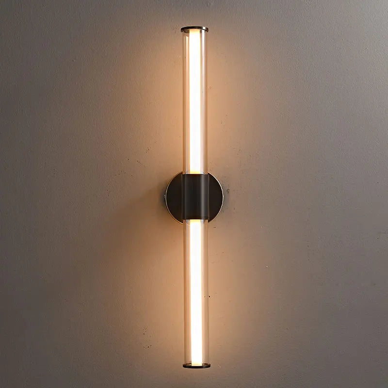 applique murale rétro led en verre de cuivre pour hôtel - vue 4 sur 6