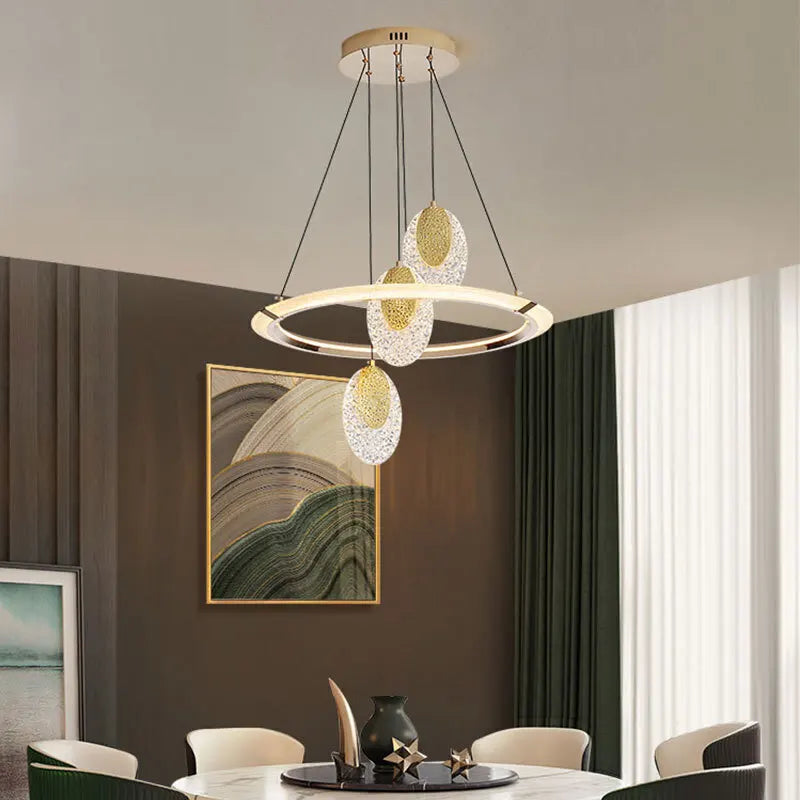 lustre en cristal lumineux moderne pour décoration intérieure élégante - vue 6 sur 10