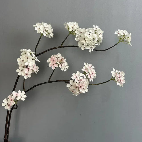 fleurs artificielles en soie pour décoration douce et élégante - vue 2 sur 8