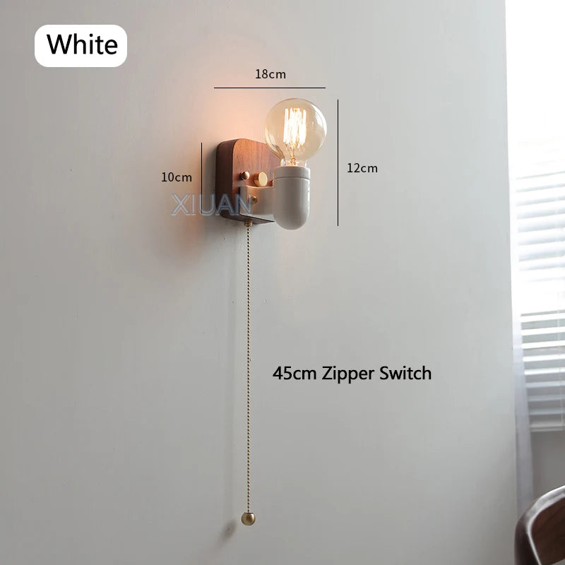 applique murale vintage industrielle en céramique led pour décoration