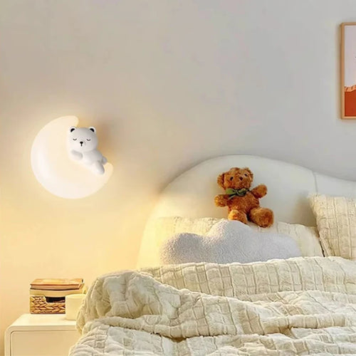 applique murale lapin mignon pour chambre enfant décoration moderne - vue 5 sur 10