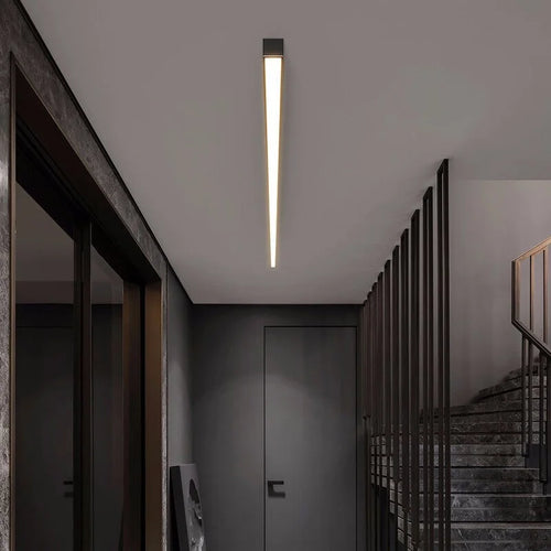 plafonnier linéaire simple pour intérieur moderne élégant - vue 3 sur 8