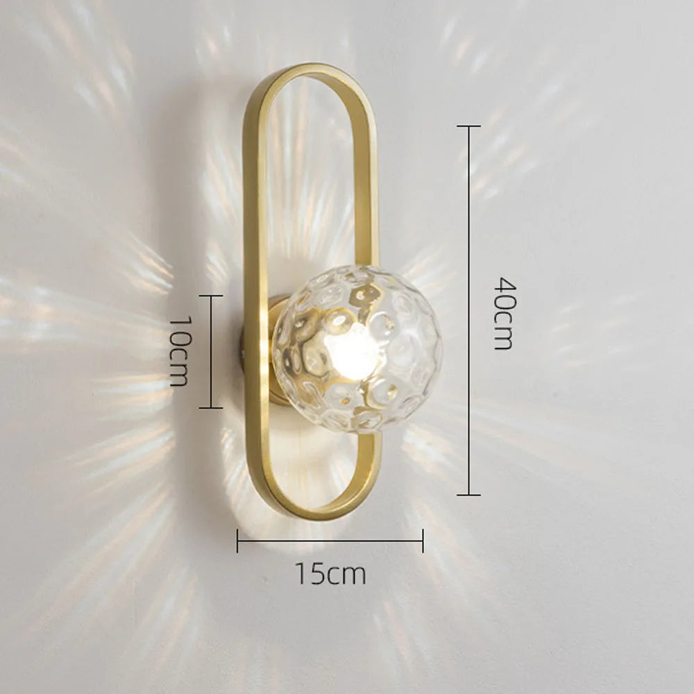 applique murale led de luxe minimalistes modernes d'intérieur - vue 10 sur 12