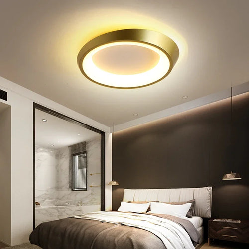plafonnier led rond style nordique pour intérieur moderne - vue 2 sur 6