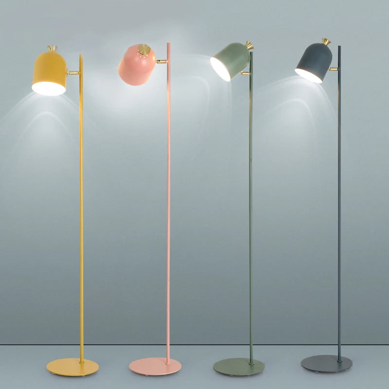 lampadaire moderne minimaliste en fer pour décoration nordique