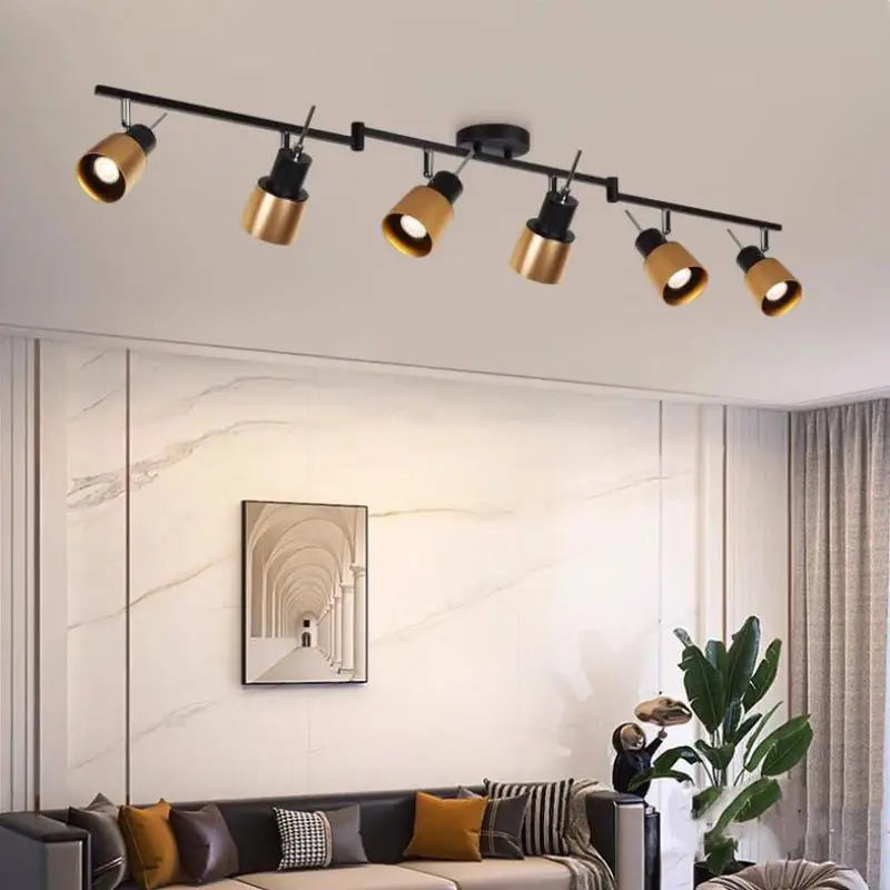 plafonnier led design pour salon bar et bureau - vue 5 sur 17