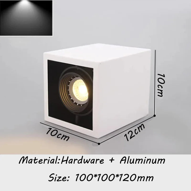 plafonnier led imperméable à intensité variable pour extérieur - vue 7 sur 9