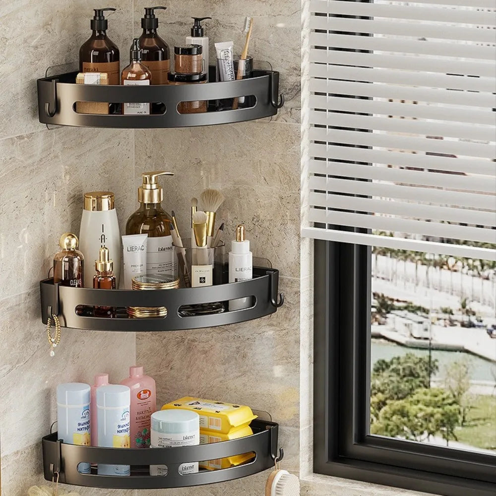supports de rangement pour shampoing sans perforation pour douche - vue 6 sur 9
