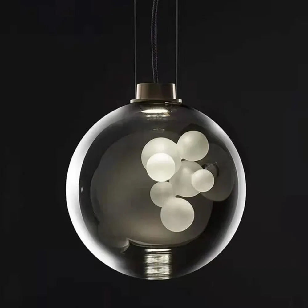 Sopa Globe Pendant Lamp Italy Bubble Glass Chandelier Suspension Hanging Light for Dining Living Room Kitchen - vue 4 sur 7
