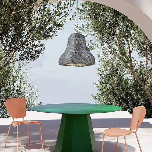 Wabi Sabi Restaurant LED Chandelier Personality Bar Island Table Lamp Nordic Designer Living Room Exhibition Hall Pendant Lights - vue 6 sur 10