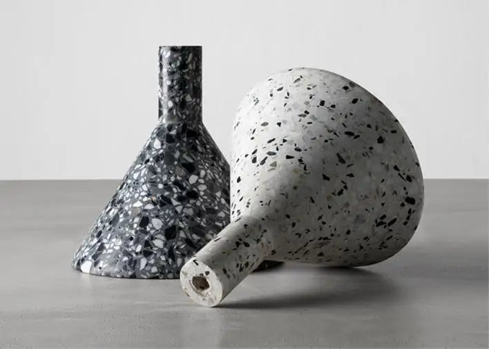 suspension en terrazzo style industriel rétro pour éclairage créatif - vue 6 sur 8