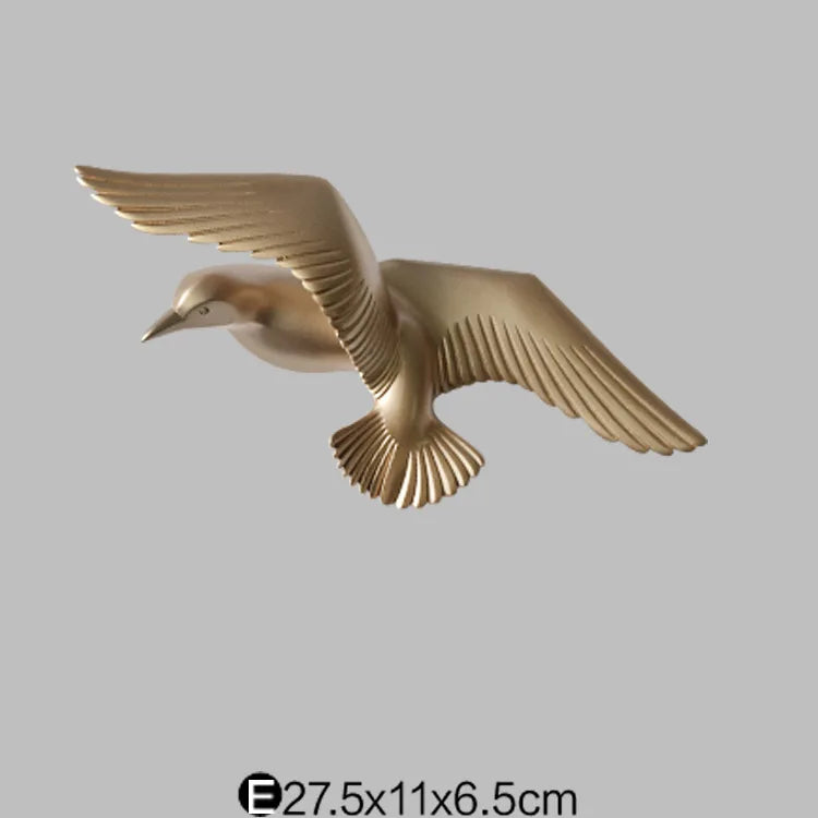 décoration murale créative mouette oiseau pour intérieur - vue 21 sur 36