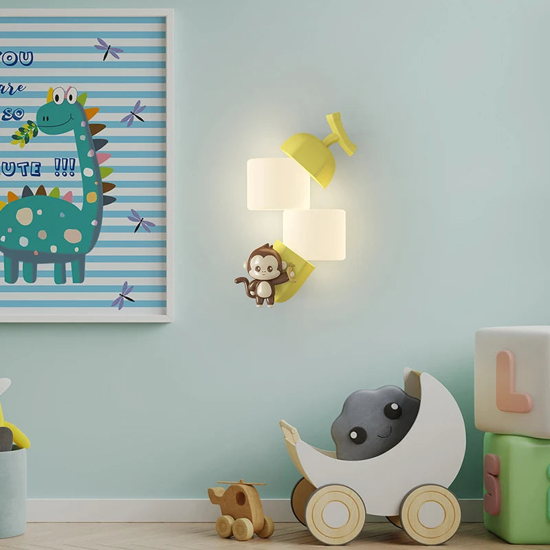 applique murale décorative pour chambre d'enfant animaux - vue 6 sur 9
