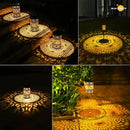 Lampe solaire rétro lanterne creuse lumière Art extérieur décoratif lumière de jardin solaire lumière LED solaire pour cour paysage jardin